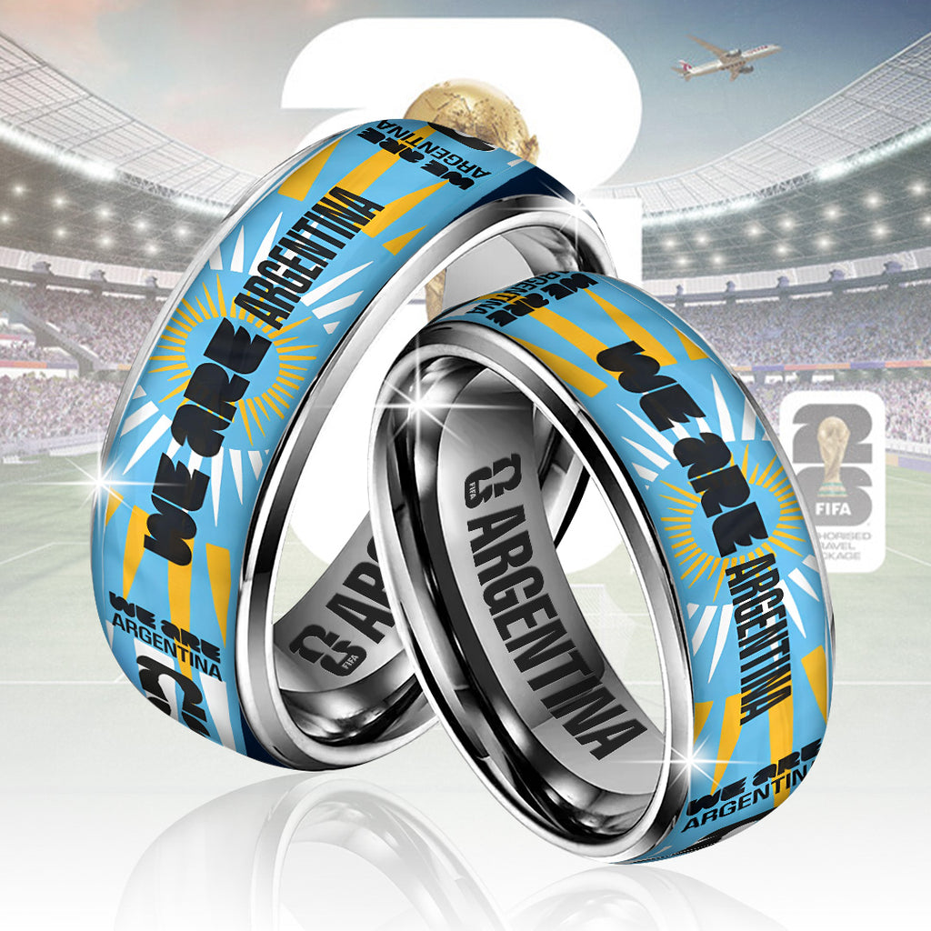Argentina FIFA World Cup 2026 Custom Alloy Ring – TANTN24232