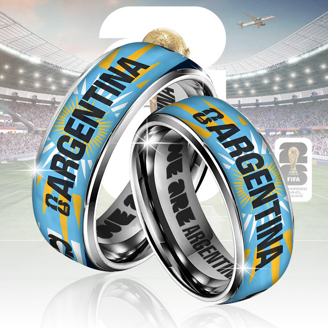 Argentina FIFA World Cup 2026 Custom Alloy Ring – TANTN24233