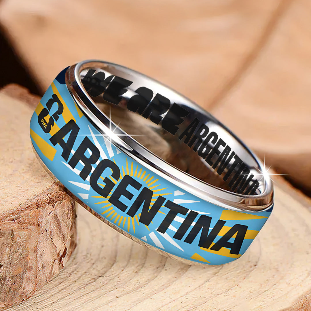 Argentina FIFA World Cup 2026 Custom Alloy Ring – TANTN24233