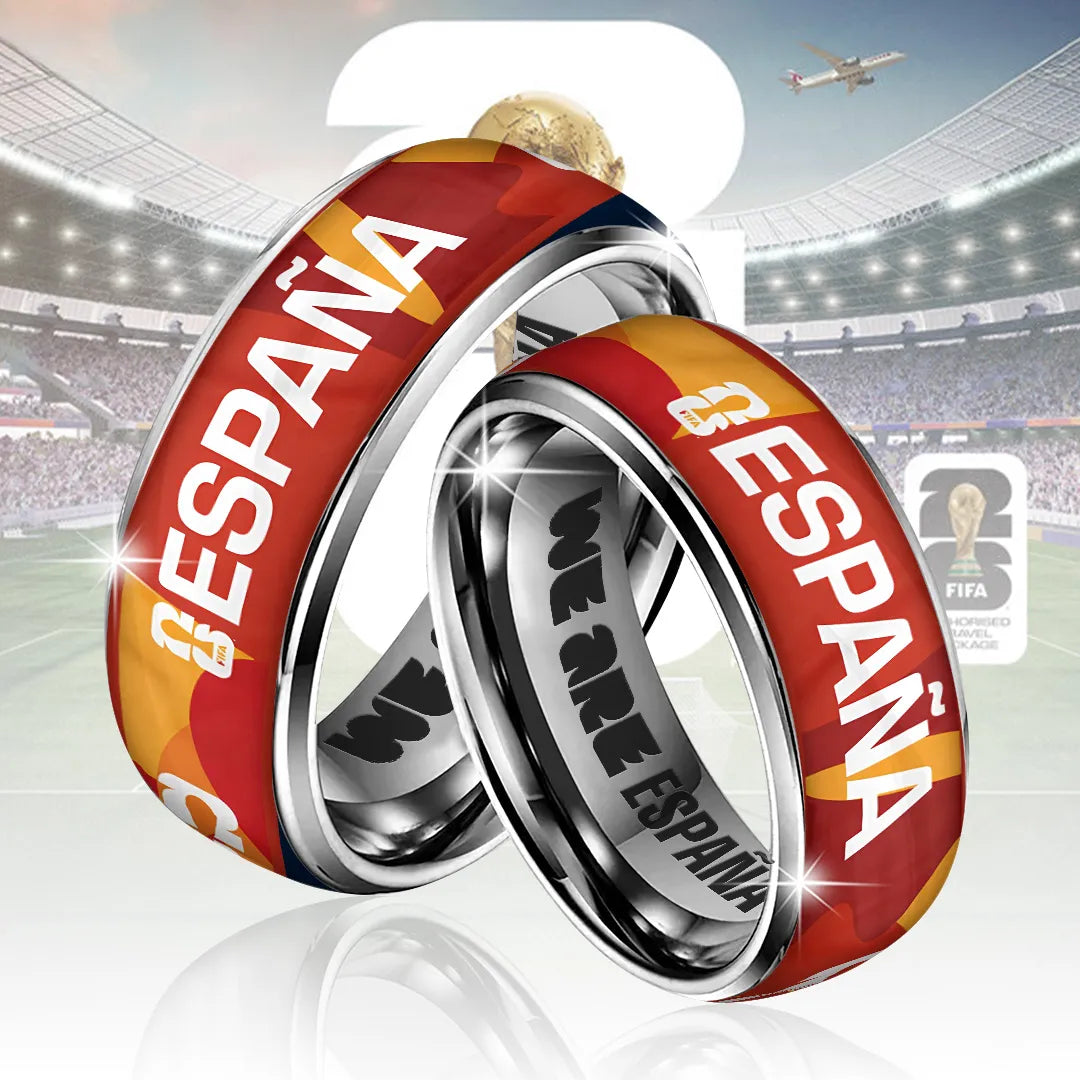 Spain FIFA World Cup 2026 Custom Alloy Ring – TANTN24239
