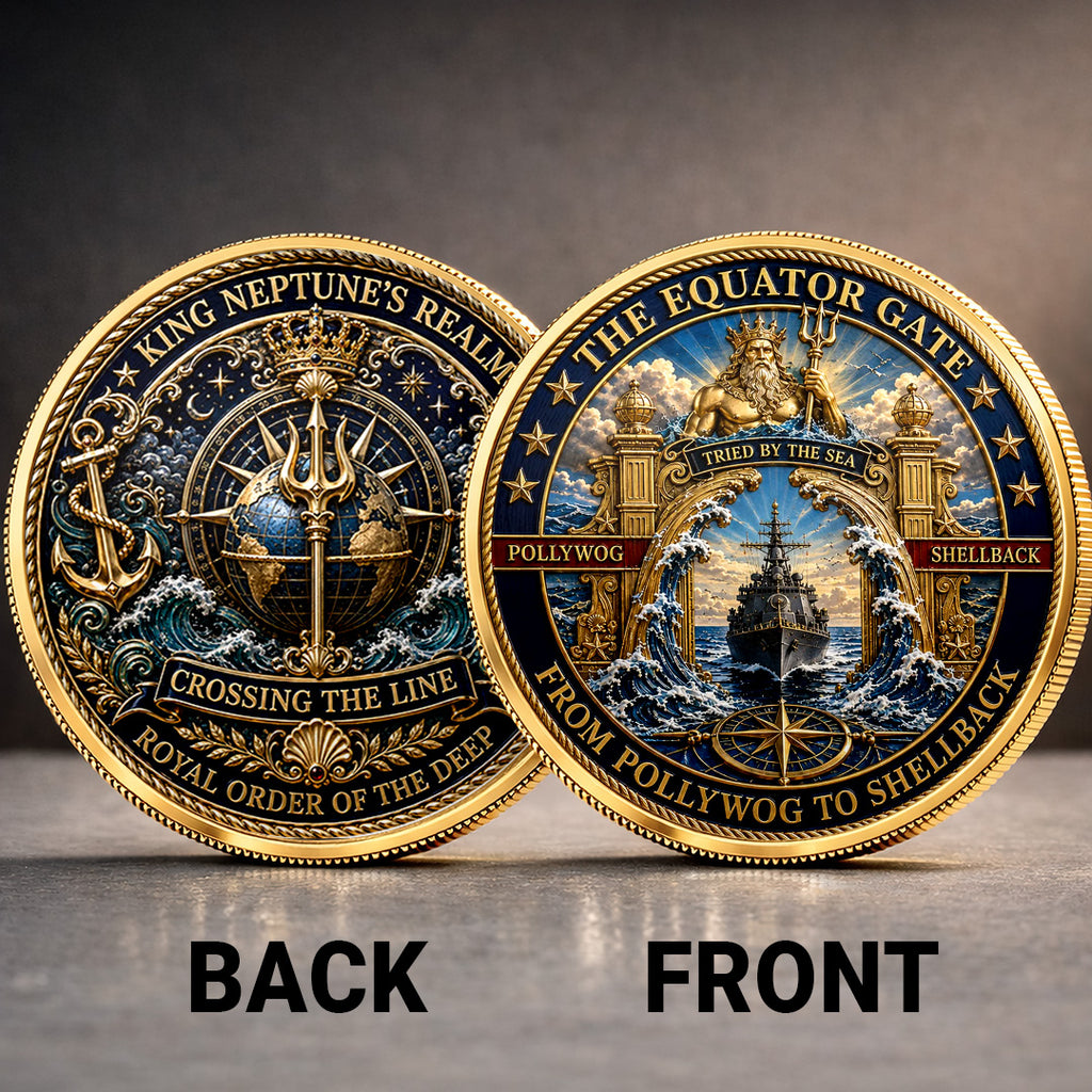 US Navy Crossing the Line Commemorative Coin – TANTN24256