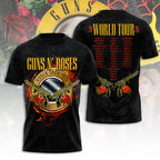 Guns N' Roses Tour 2026 3D Apparel – TANTN24300