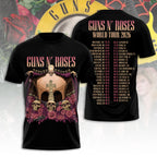 Guns N' Roses Tour 2026 3D Apparel – TANTN24303