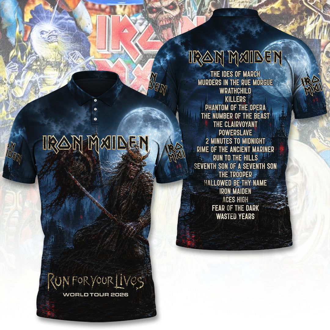 Iron Maiden Tour 2026 3D Apparel – TANTN24313