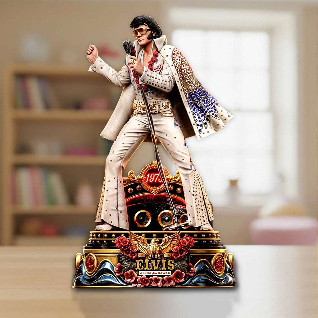 Elvis Presley Custom Shape Acrylic Plaque – TANTN24331