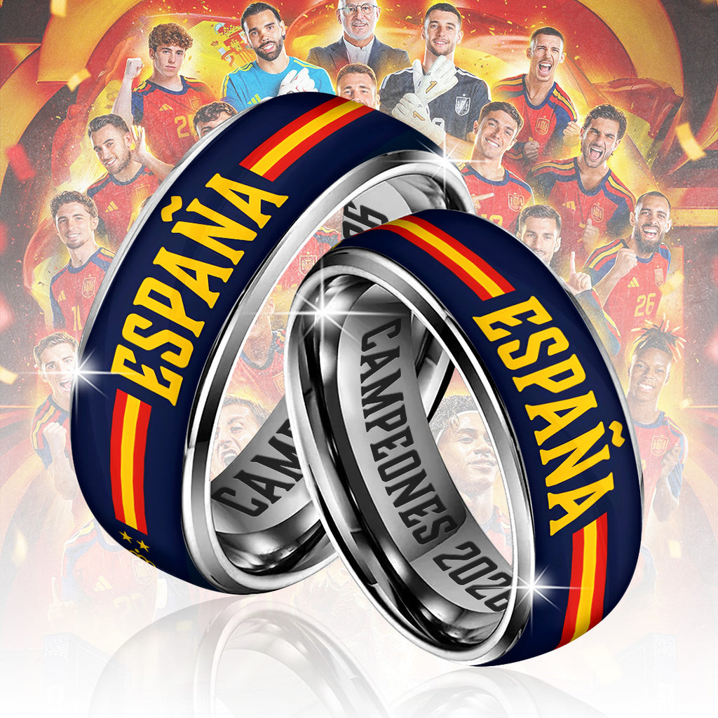 Spain National Team 2026 FIFA World Cup Champions Custom Alloy Ring – TANTN24365