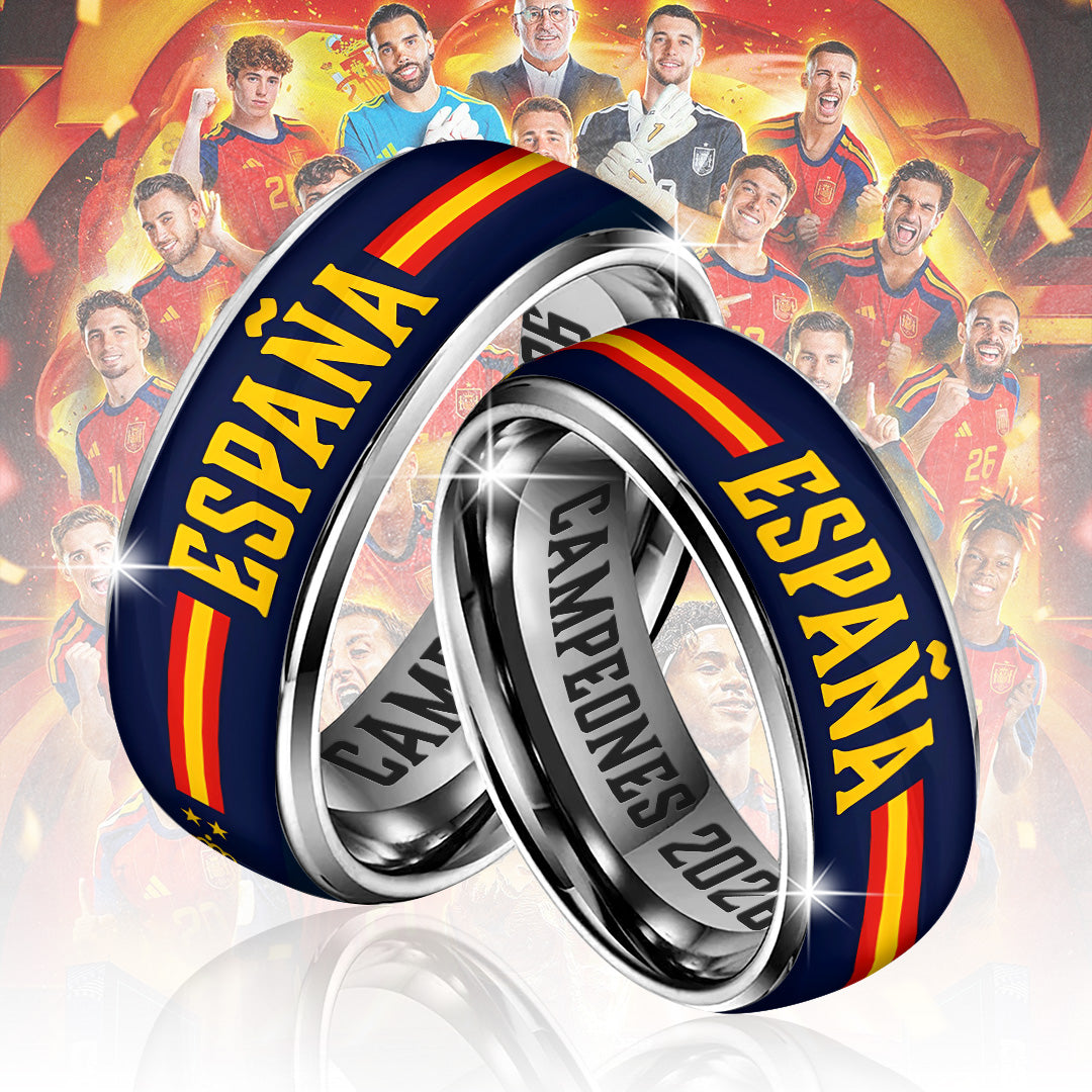 Spain National Team 2026 FIFA World Cup Champions Custom Alloy Ring – TANTN24365