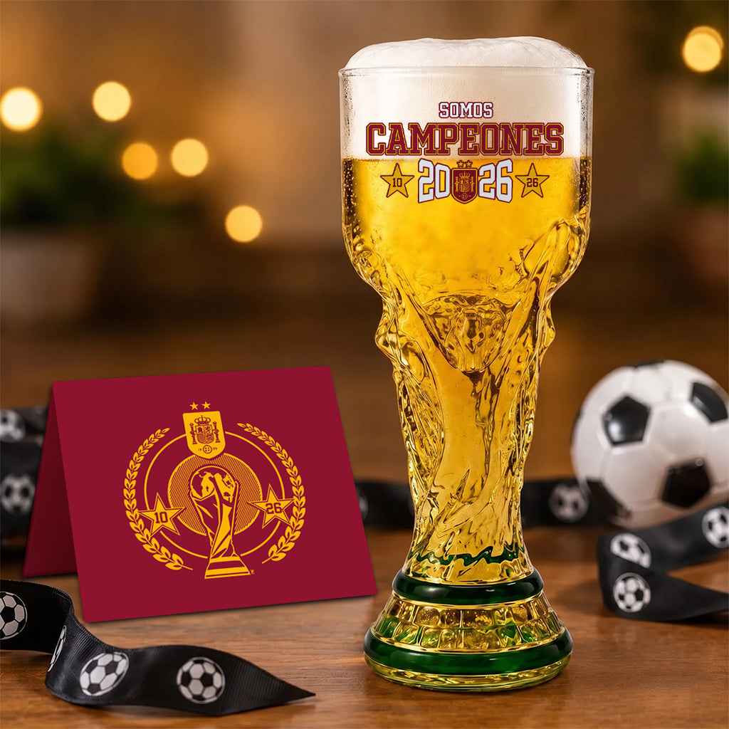 Spain National Team 2026 FIFA World Cup Champions Trophy Glass Cup – TANTN24374