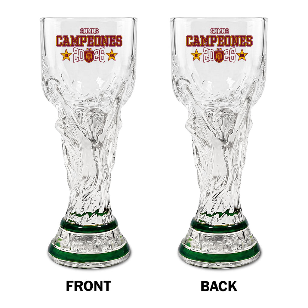 Spain National Team 2026 FIFA World Cup Champions Trophy Glass Cup – TANTN24374