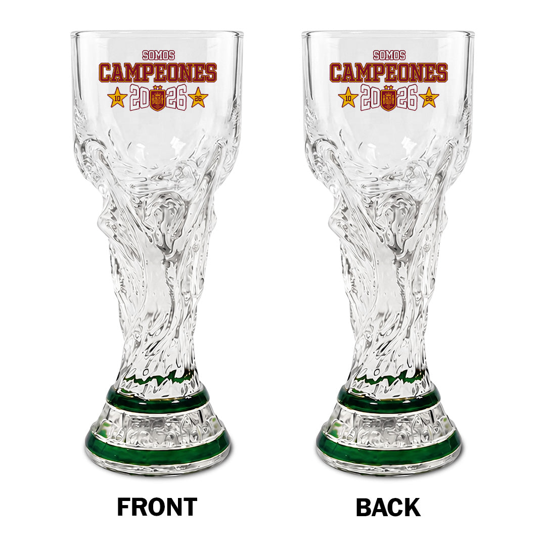 Spain National Team 2026 FIFA World Cup Champions Trophy Glass Cup – TANTN24374