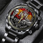 Spain National Team 2026 FIFA World Cup Champions Black Stainless Steel Watch – TANTN24397