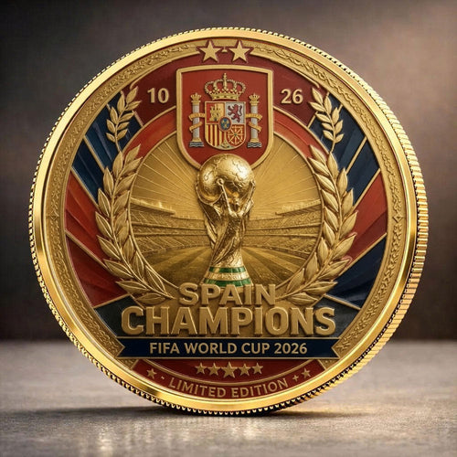 Spain National Team 2026 FIFA World Cup Champions Commemorative Coin – TANTN24457