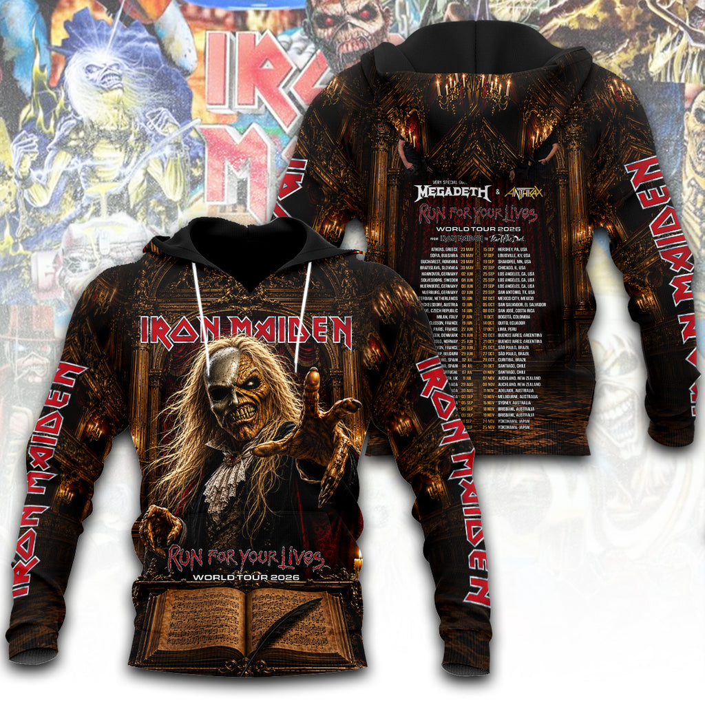 Iron Maiden Tour 2026 3D Apparel – TANTN24462