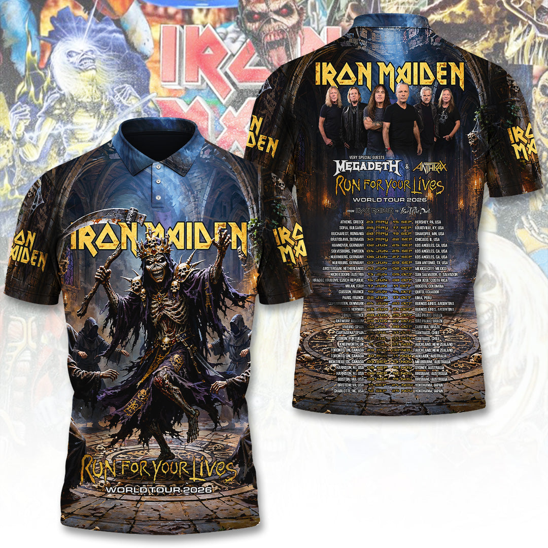 Iron Maiden Tour 2026 3D Apparel – TANTN24526