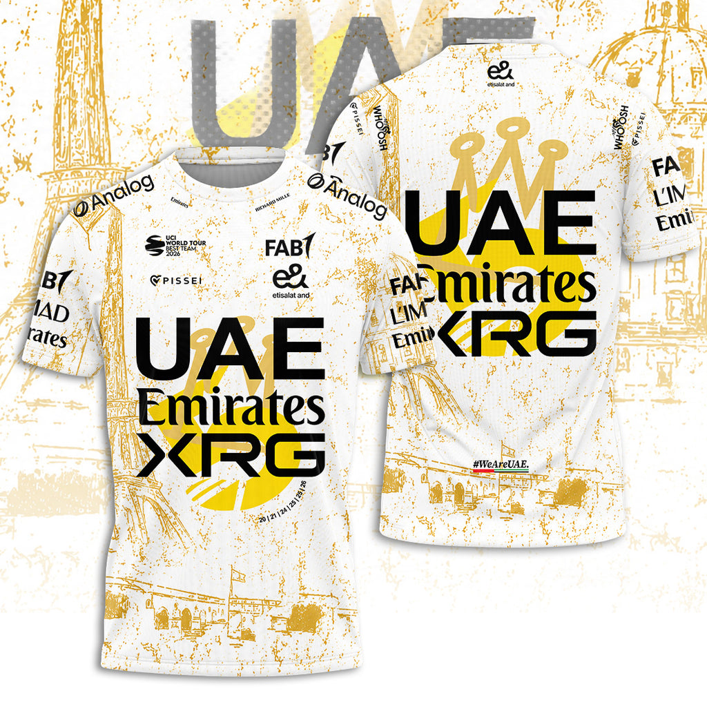 UAE Team Emirates 5th Tour de France Victory 3D Apparel – TANTN24592