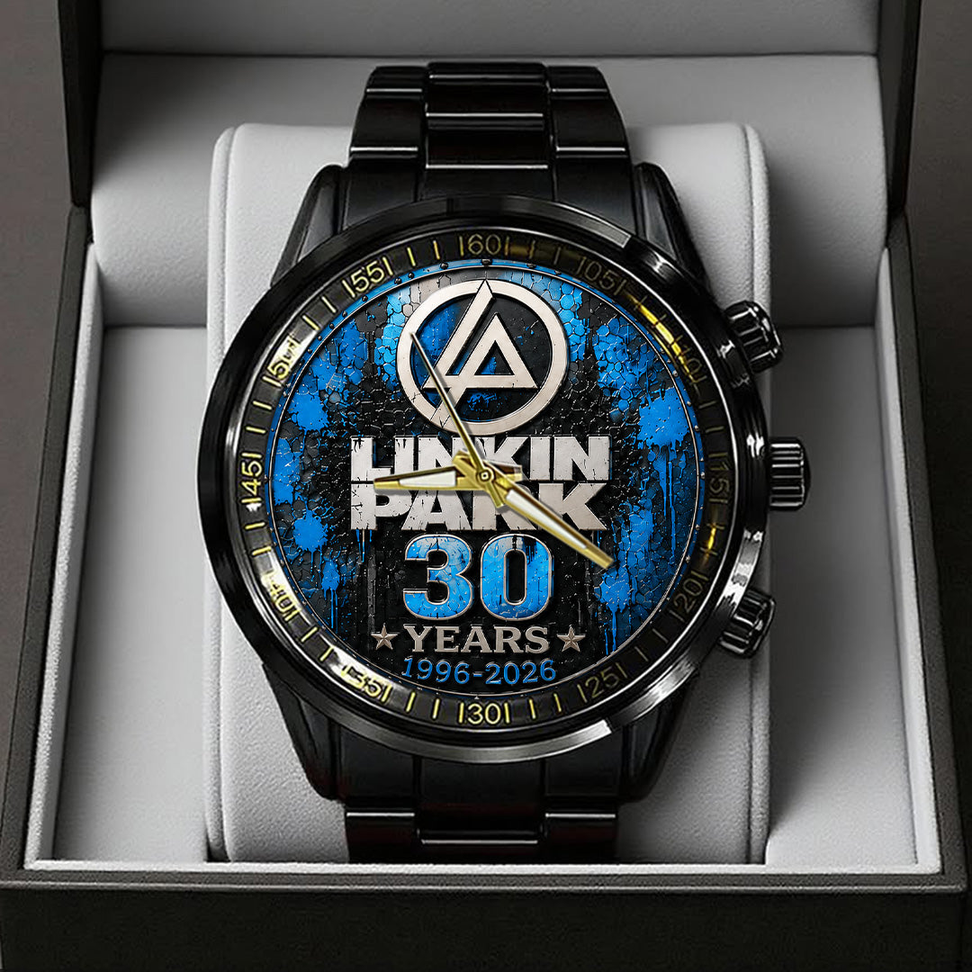Linkin Park 30th Anniversary Black Stainless Steel Watch – TANTN24655