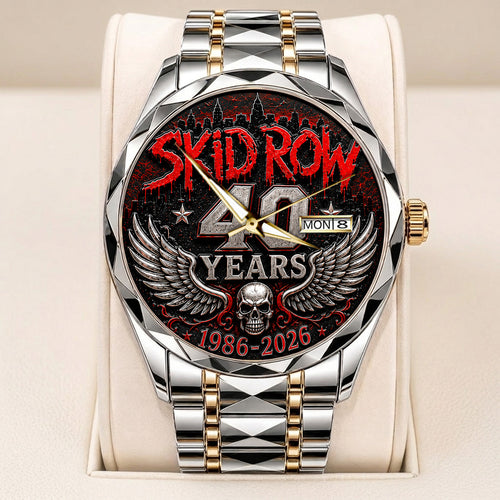 Skid Row 40th Anniversary Alloy Luxury Quartz Watch – TANTN24658
