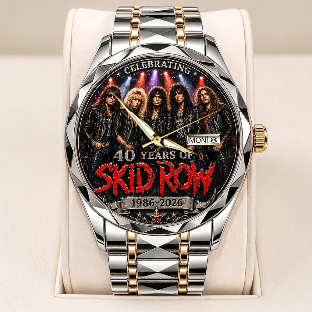 Skid Row 40th Anniversary Alloy Luxury Quartz Watch – TANTN24660