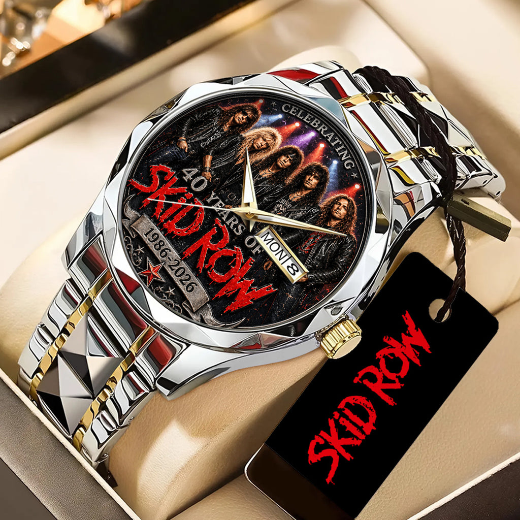 Skid Row 40th Anniversary Alloy Luxury Quartz Watch – TANTN24660