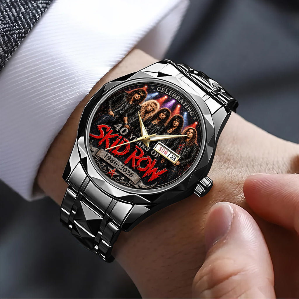Skid Row 40th Anniversary Alloy Luxury Quartz Watch – TANTN24660