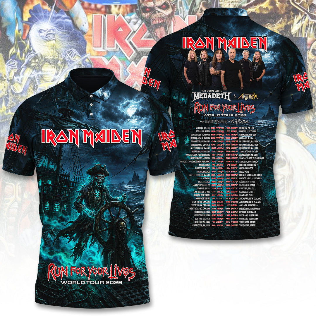 Iron Maiden Tour 2026 3D Apparel – TANTN24691