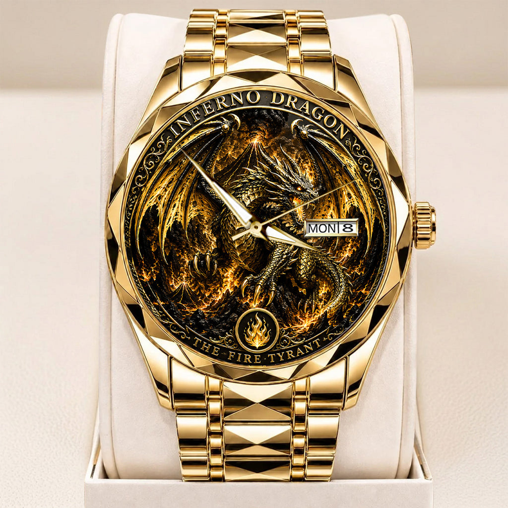 Frost Dragon Alloy Luxury Quartz Watch – TANTN24707