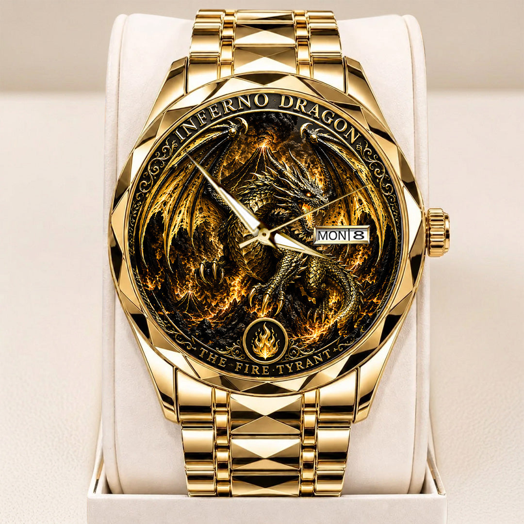 Frost Dragon Alloy Luxury Quartz Watch – TANTN24707