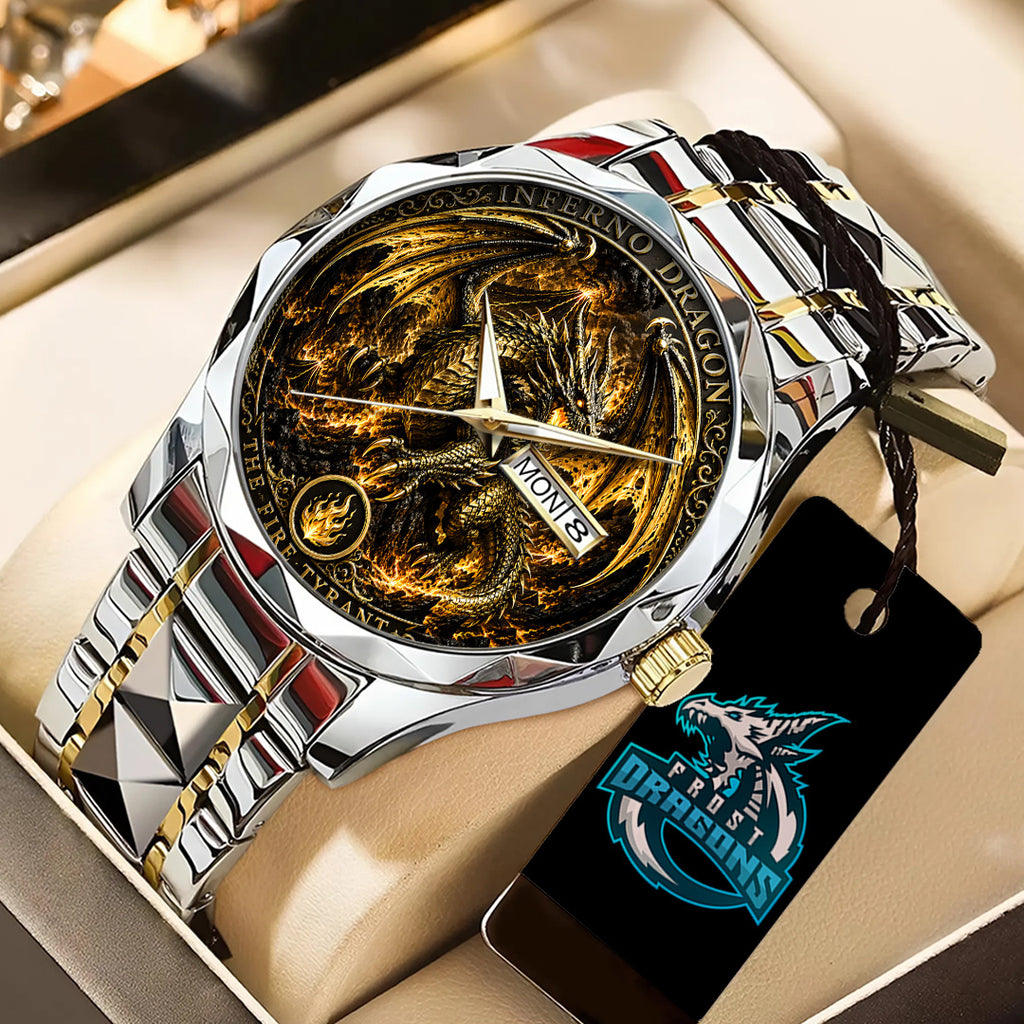 Frost Dragon Alloy Luxury Quartz Watch – TANTN24707