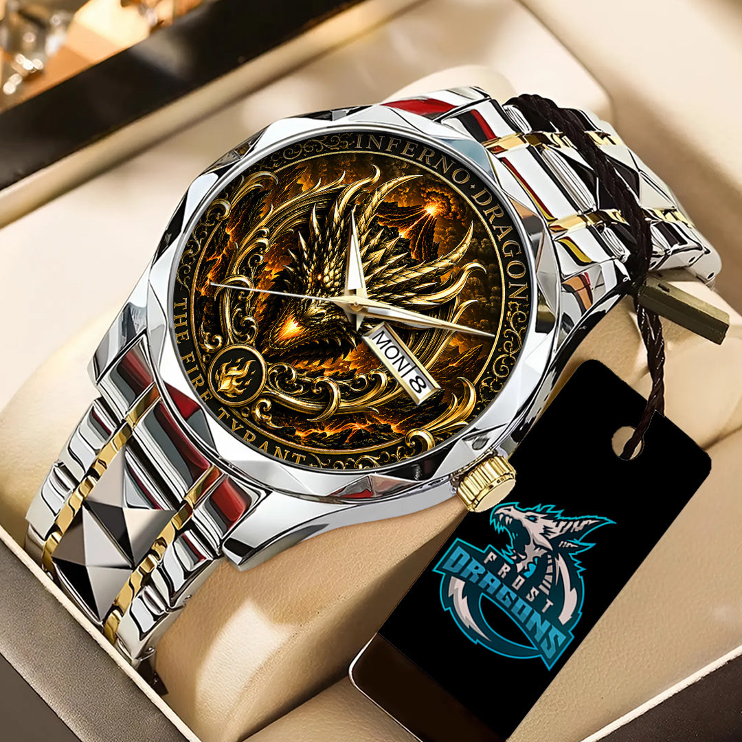 Frost Dragon Alloy Luxury Quartz Watch – TANTN24708