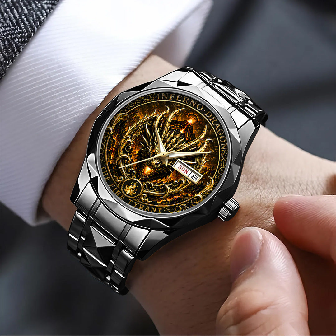 Frost Dragon Alloy Luxury Quartz Watch – TANTN24708