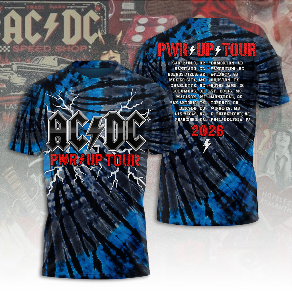 AC/DC Tour 2026 3D Apparel – TANTN24759
