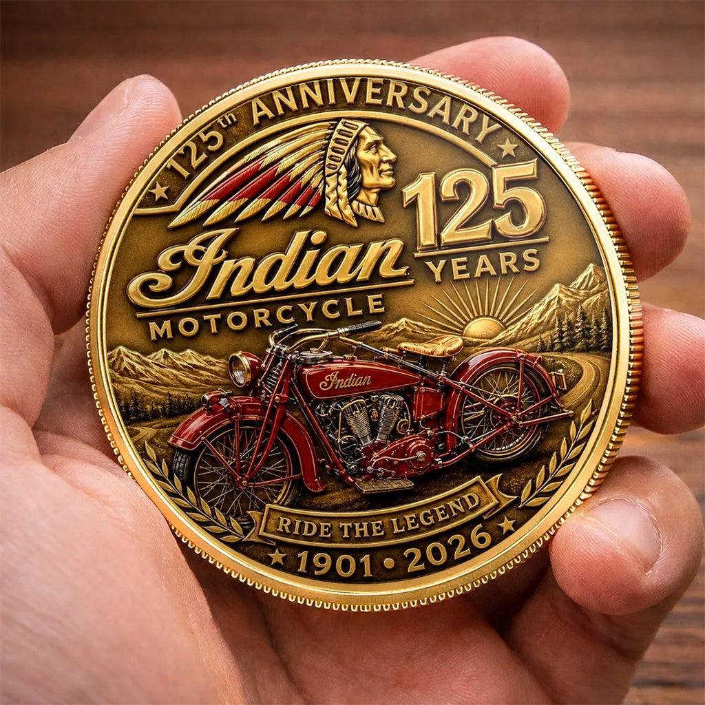 Indian Motorcycle 125th Anniversary Commemorative Coin – TANTN24772