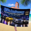 Fast & Furious 25th Anniversary Rectangle Beach Towel – TANTN24783