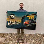 Fast & Furious 25th Anniversary 3D Double-side House Flag – TANTN24786