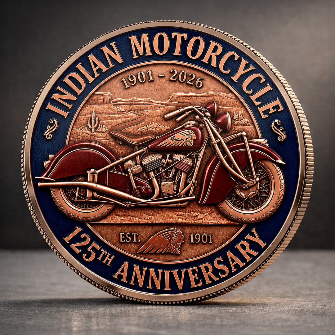 Indian Motorcycle 125th Anniversary Commemorative Coin – TANTN24807