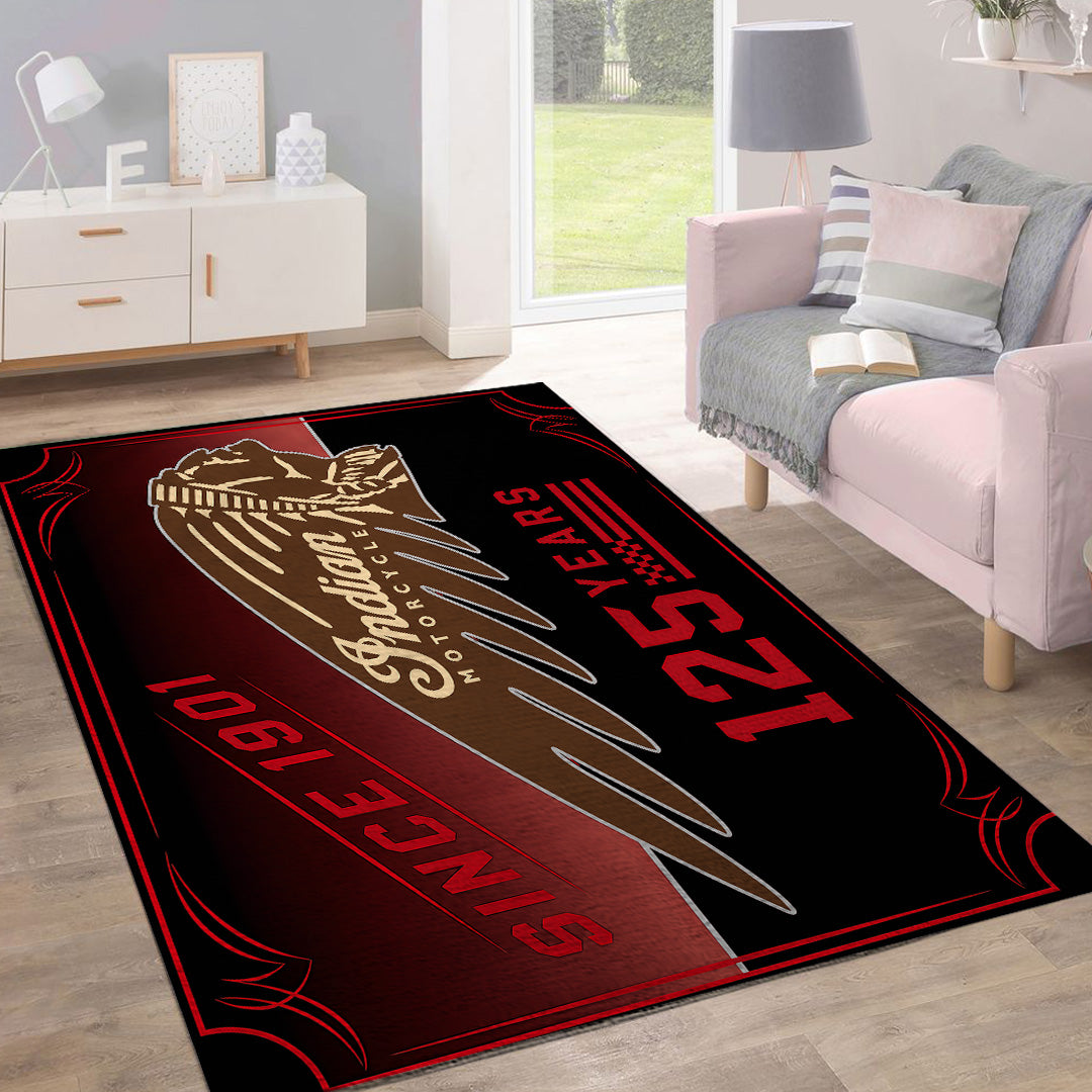 Indian Motorcycle 125th Anniversary Rectangular Rug – TANTN24828