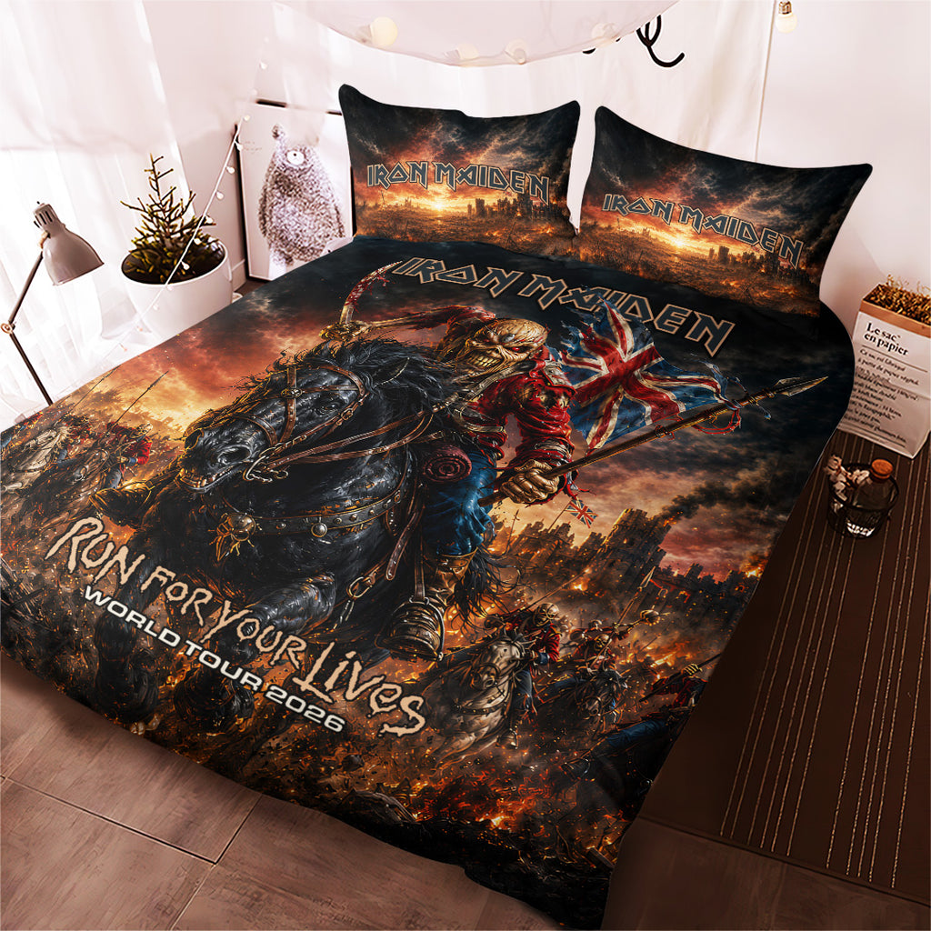 Iron Maiden Tour 2026 3-Piece Duvet Bedding Set – TANTN24900