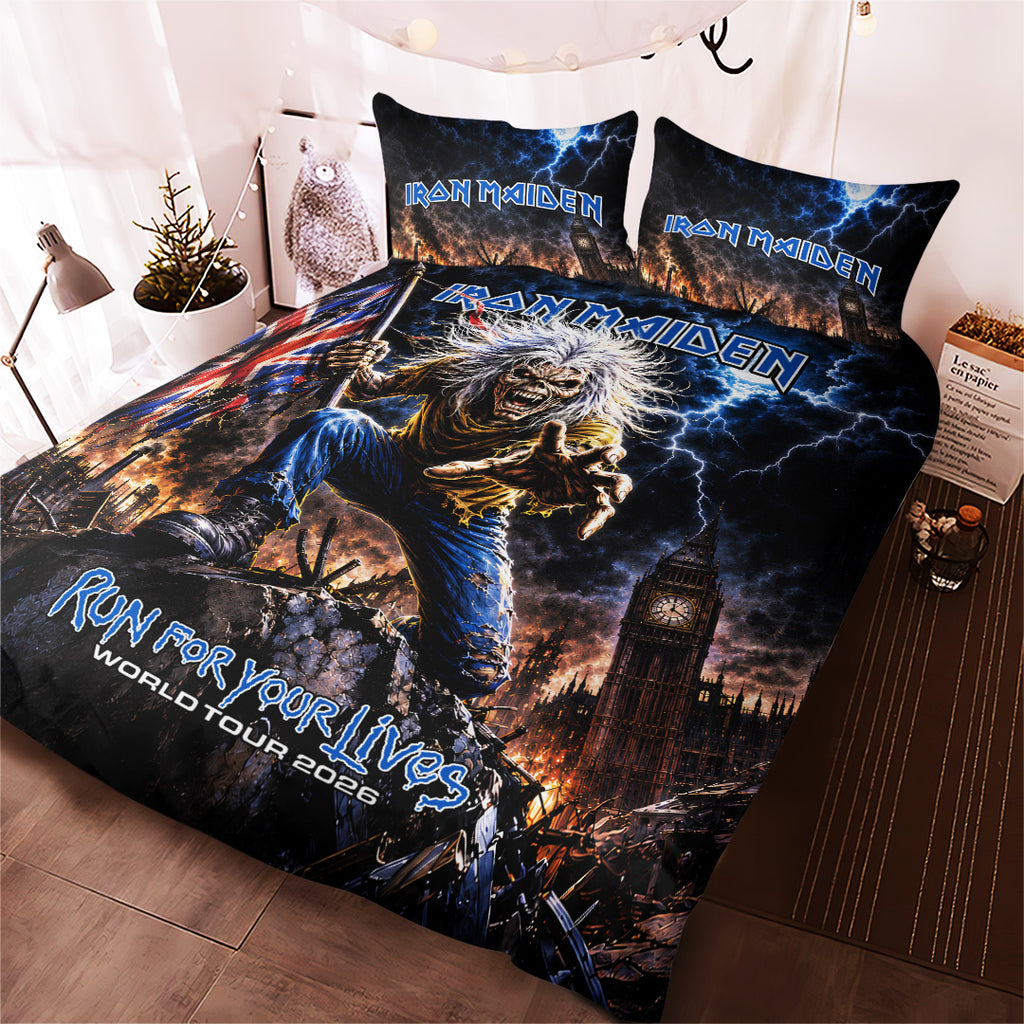 Iron Maiden Tour 2026 3-Piece Duvet Bedding Set – TANTN24901