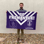 Fremantle Dockers 3D Double-side House Flag – TANTN24923