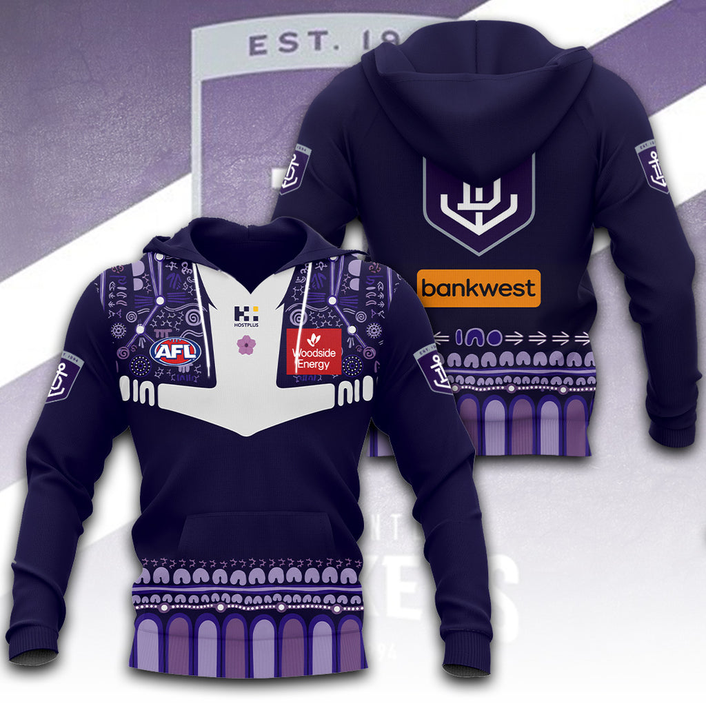 Fremantle Dockers 2026 Indigenous Guernsey 3D Apparel – TANTN24938