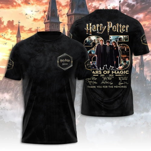 Harry Potter 25th Anniversary 3D Apparel – TANTN24994