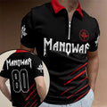 Manowar Zip Polo Shirt – TANTN25090