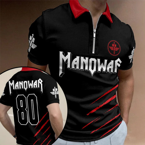 Manowar Zip Polo Shirt – TANTN25090