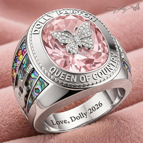 Dolly Parton 3D Engraved Ring – TANTN25204