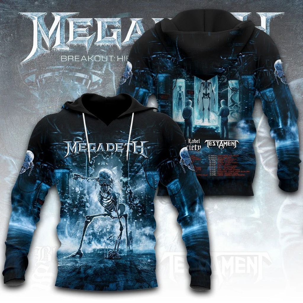 Megadeth Tour 2027 3D Apparel – TANTN25280