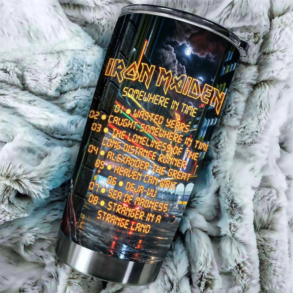 Iron Maiden Somewhere In Time 40th Anniversary Tumbler Cup – TANTN25333