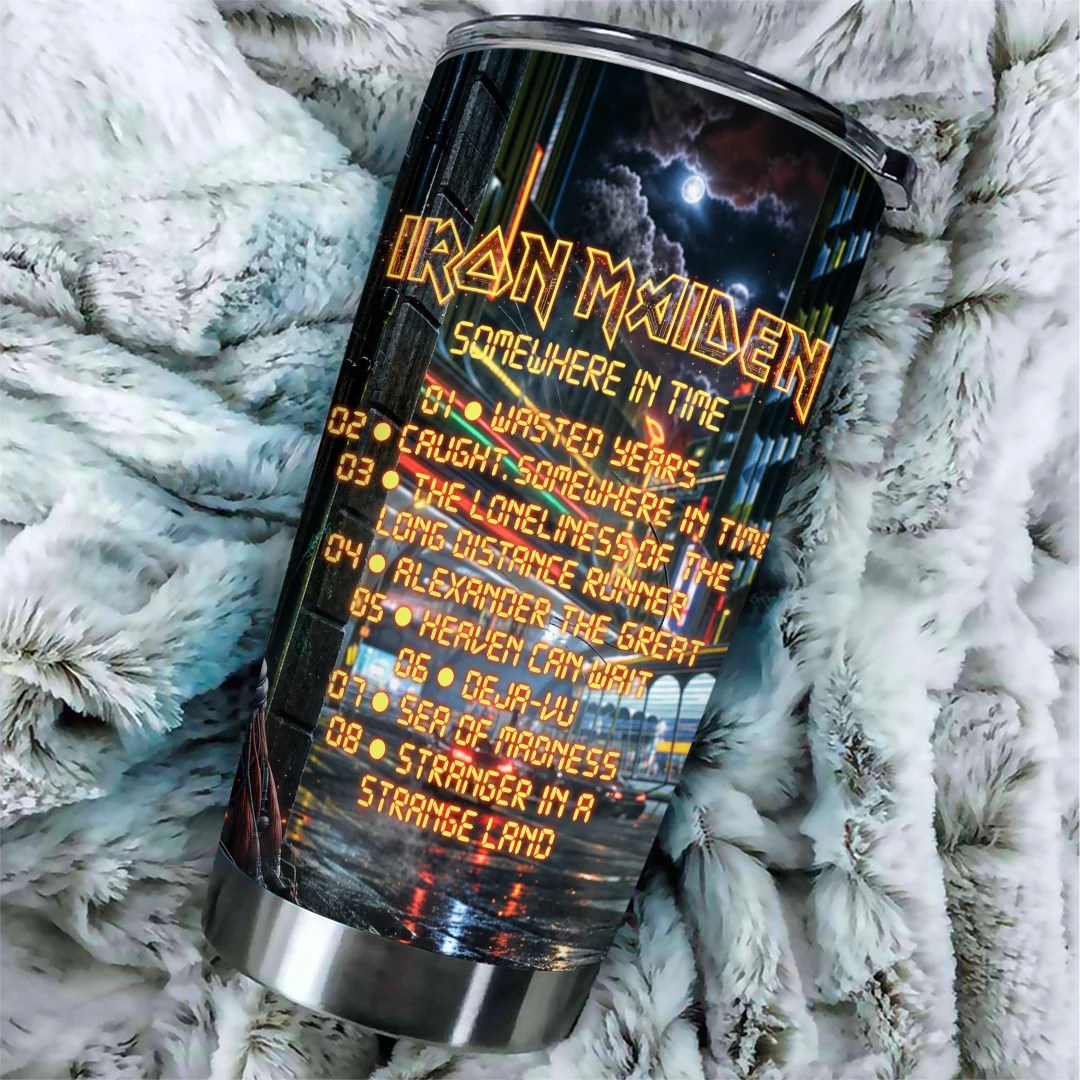 Iron Maiden Somewhere In Time 40th Anniversary Tumbler Cup – TANTN25333
