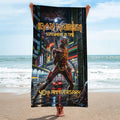 Iron Maiden Somewhere In Time 40th Anniversary Rectangle Beach Towel – TANTN25348