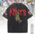 Iron Maiden Killers 2D Acid Washed Cotton T-Shirt – TANTN25357