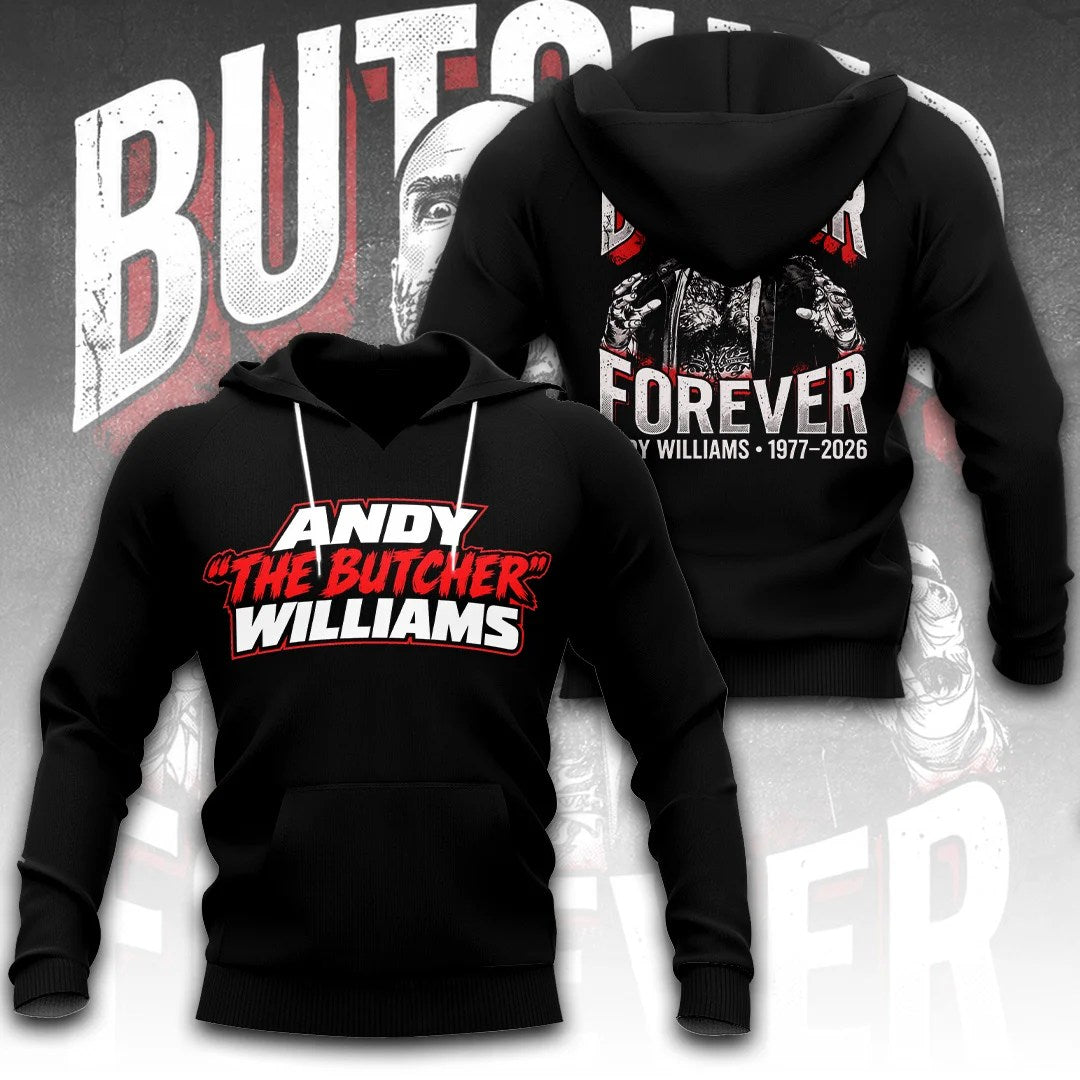 Andy 'The Butcher' Williams 3D Apparel – TANTN25364